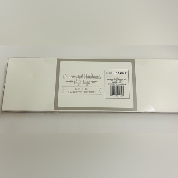 New 12 Dimensional Focus Gift Tags 6 Designs 2 of each Handmade Pink Silver Gold - Picture 12 of 16